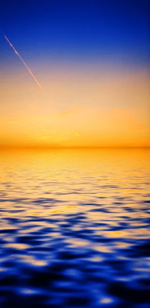 Mar em um pôr do sol — Fotografia de Stock