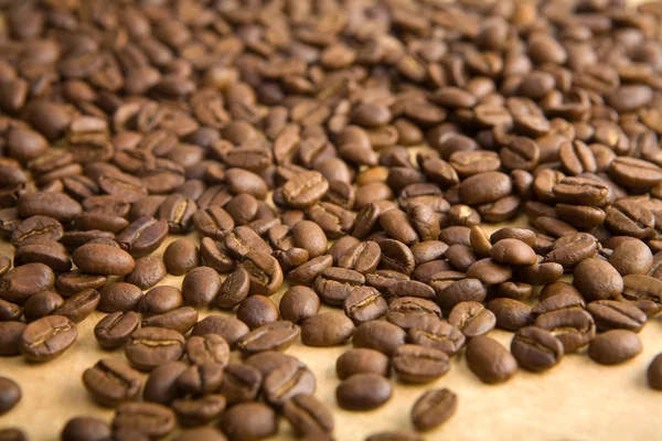 stock image Coffee on a yellow paper