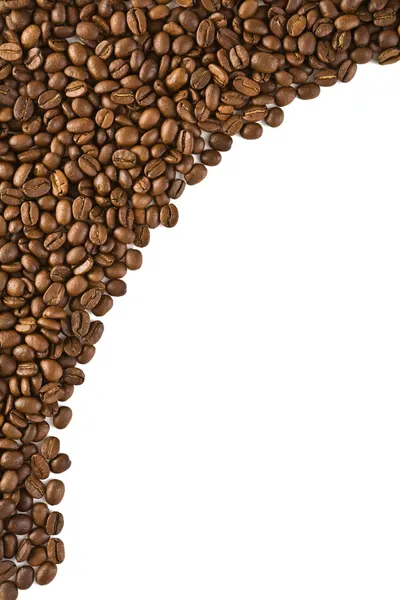 stock image Frame from coffee beans isolated