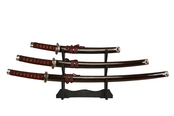 Espadas en un soporte — Foto de Stock