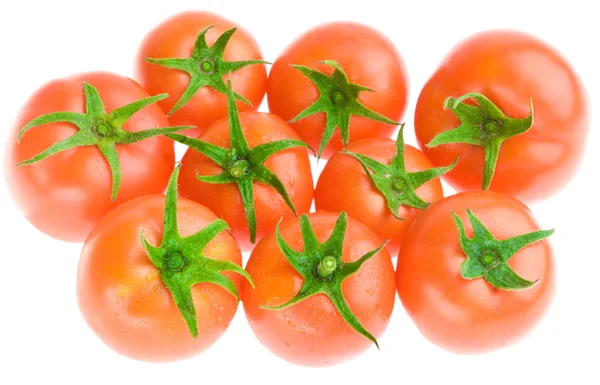 Tomaatti eristetty valkoinen — kuvapankkivalokuva