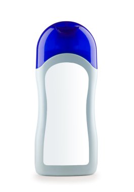 Blue shover bottle isolated clipart