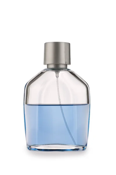 Brille Parfümflasche isoliert — Stockfoto