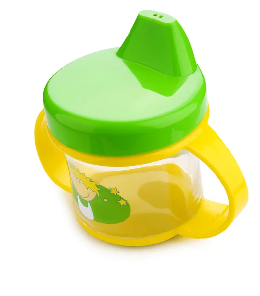 Children's bottle for drink — Stock Photo, Image