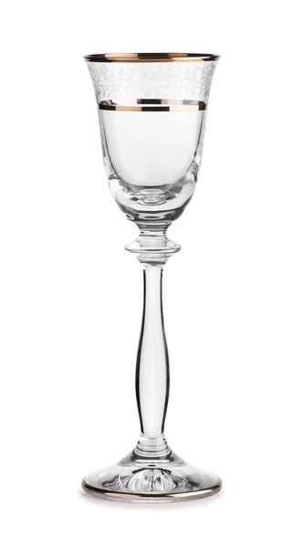 分離された空のワイン グラス — ストック写真