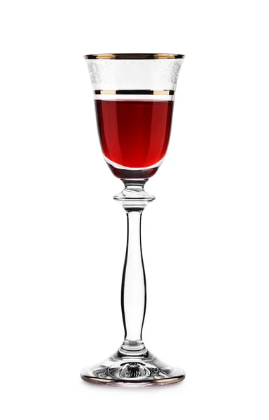 Ποτήρι με κόκκινο κρασί — Φωτογραφία Αρχείου