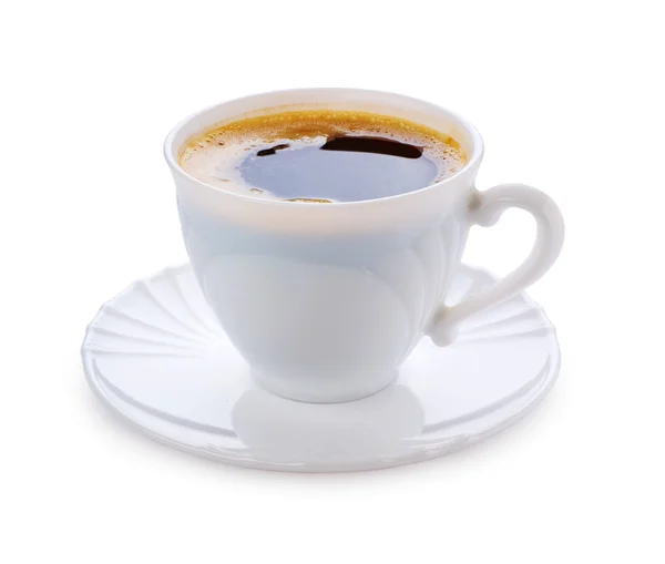 Kopp kaffe isolerad — Stockfoto