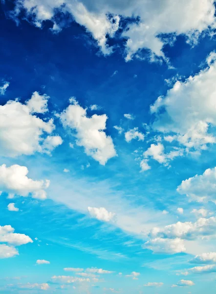 Contrast blue sky — Stock Photo, Image