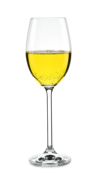 แก้วและไวน์ — ภาพถ่ายสต็อก