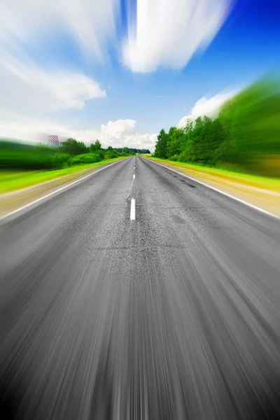 stock image Speed effect on the road