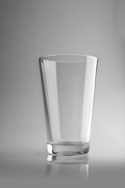 Empty drinking glass clipart