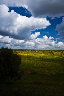 gölgeli peyzajgearceerde landschap