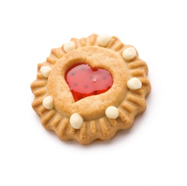 Single tasty cookie clipart