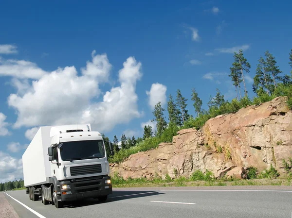 Big Truck Road — Stock Photo, Image