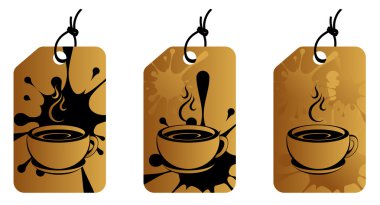 vector set of coffee cups  clipart