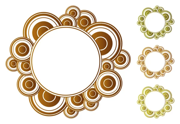 Cadre circulaire — Image vectorielle