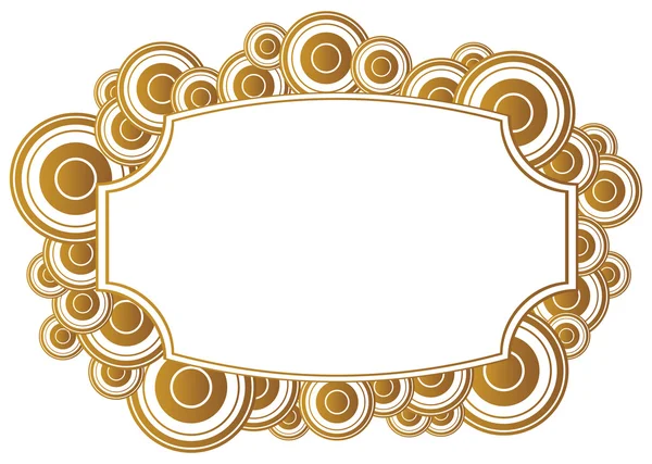 Bannière en or — Image vectorielle