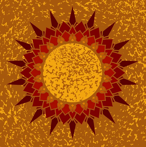 Sonnenblumenrahmen — Stockvektor