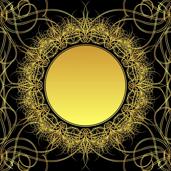 Fleur d'or — Image vectorielle