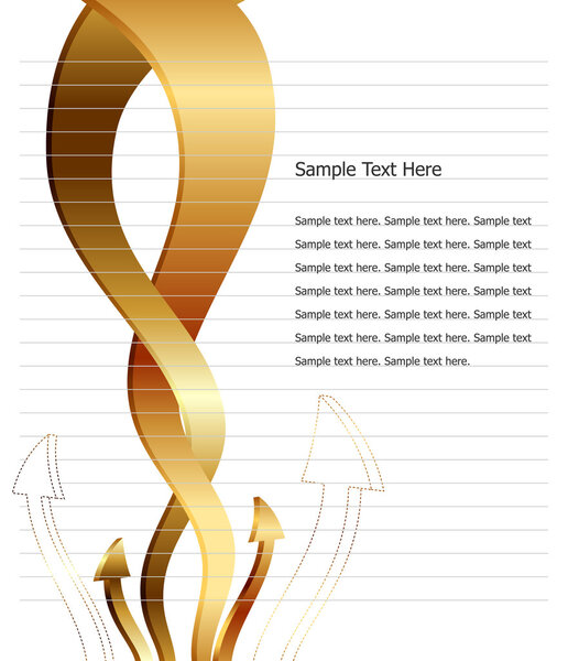 Фон с диаграммой
