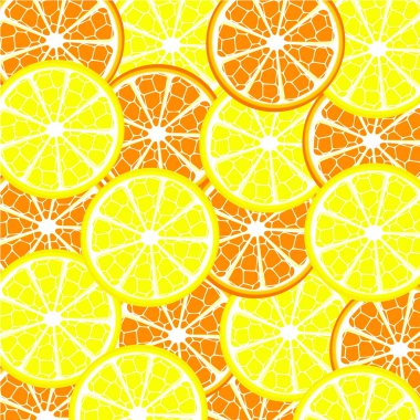 citrus seamless pattern. vector 