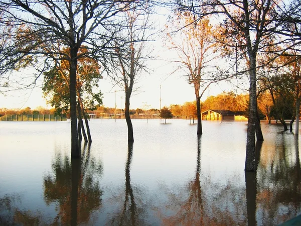 Water overstromingen — Stockfoto