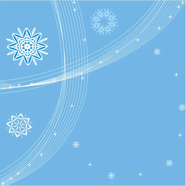 Blue Abstract winter background — Stock Photo, Image