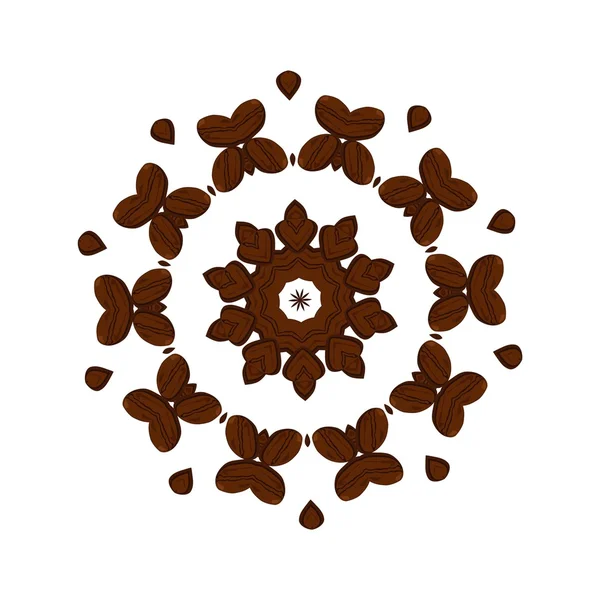 Coffee kaleidoscope — Stock Photo, Image