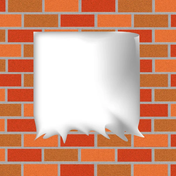 Ilustración de fondo de muro de ladrillo — Foto de Stock