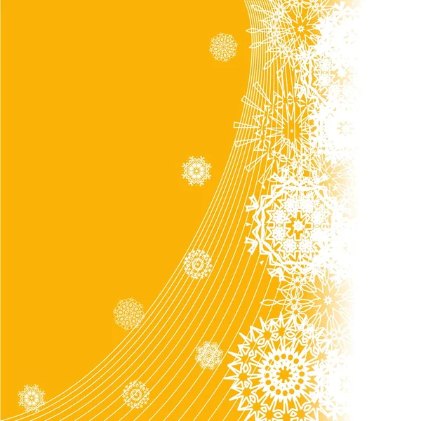 Yellow Christmas background — Stock Photo, Image