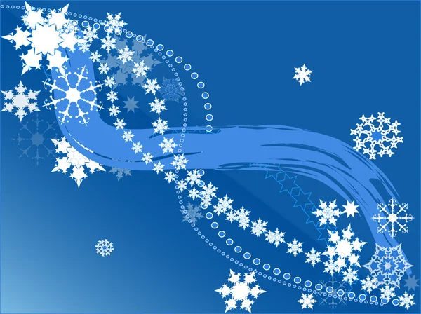 Kék karácsonyi háttér — Stock Fotó