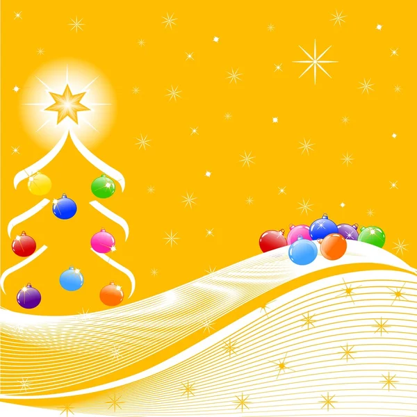 Illustration of Christmas Tree — Stock Photo, Image