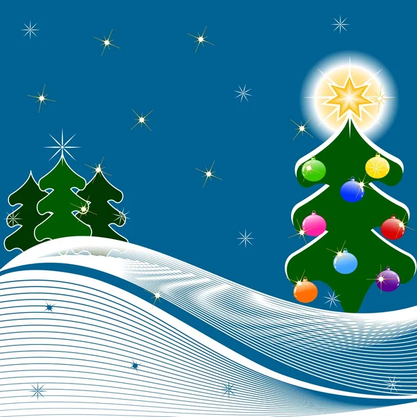 Illustration of Christmas Tree — Stock Photo, Image