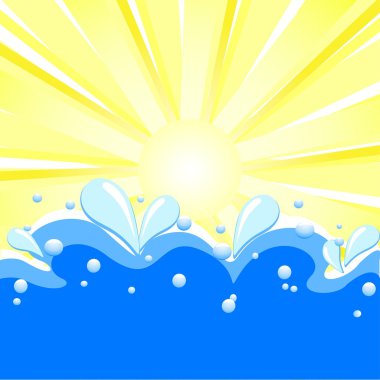 Summer background clipart