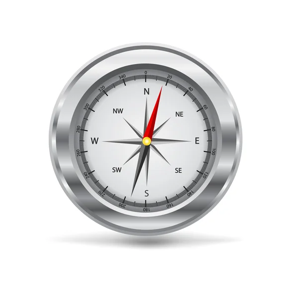 stock image Silver compass