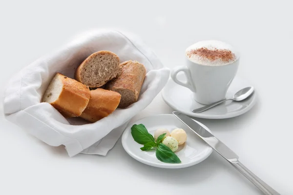 Breakfast from coffee — Stock Photo, Image