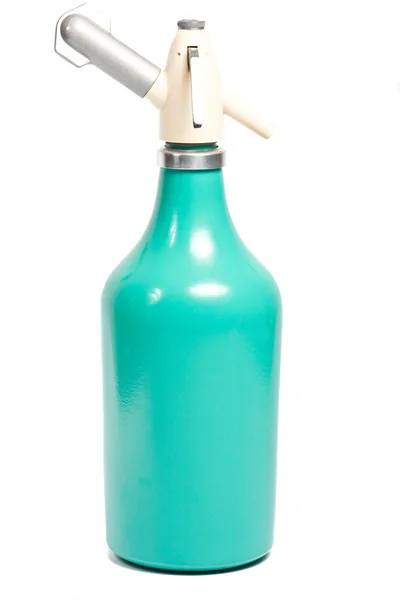 Sífão verde. Preparação de água com gás — Fotografia de Stock