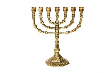 The Jewish menorah clipart