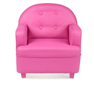 pembe renk deri koltuk