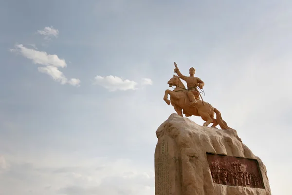 Estátua de Damdin Sukhbaatar — Fotografia de Stock
