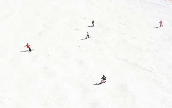 Skiërs — Stockfoto