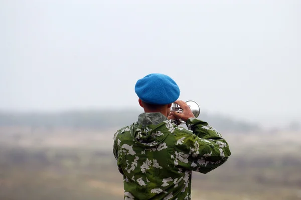 Askeri trompetçi — Stok fotoğraf