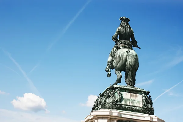Statue of emperor Franz Joseph I — Stock Photo, Image
