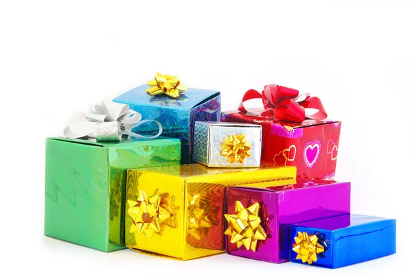 Ajándék Doboz Karácsonyi Dekorációk — Stock Fotó