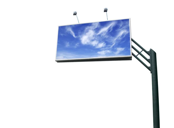 Billboard on white — Stock Fotó