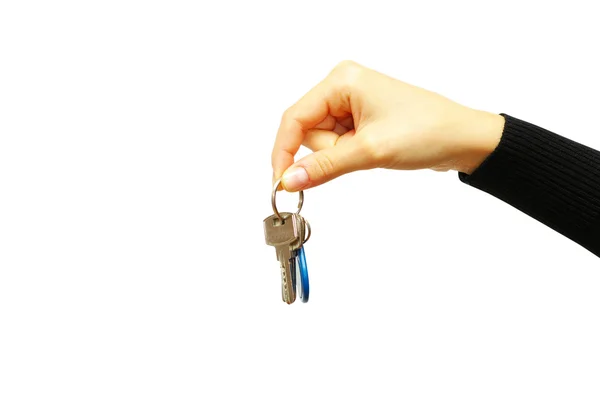 Hand holds a key — Stock Photo, Image