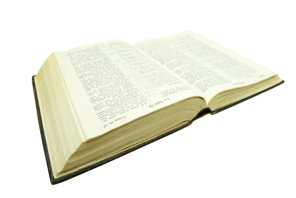 Açılan İncil — Stok fotoğraf