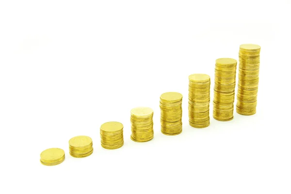 Towers of coins — Stock Photo, Image