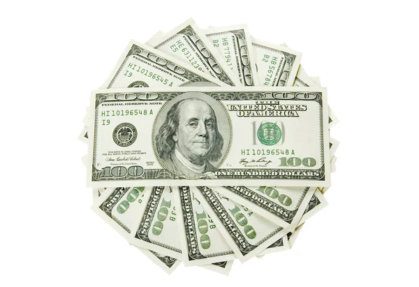 Parayı beyaz — Stok fotoğraf