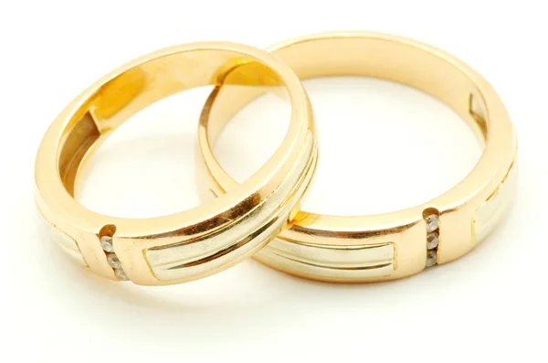 Золотые кольца — стоковое фото